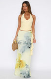 Our Love Maxi Skirt Lemon Blossom