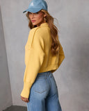 Elouise Cropped Crewneck Sweater