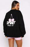 Club 14 Peyton Oversized Sweater Black