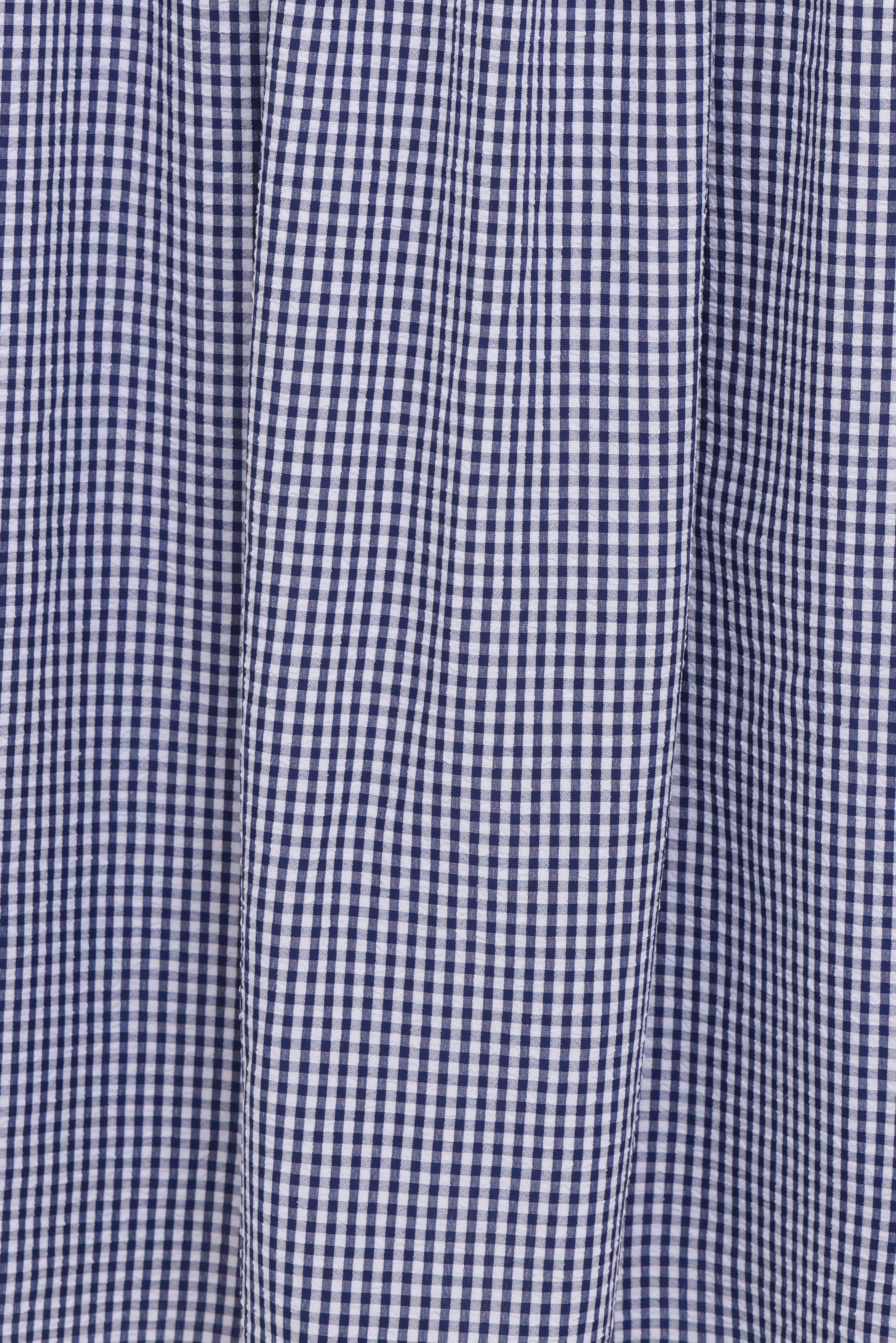 Laurita Maxi Skirt Navy Gingham
