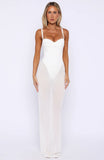 Parisian Night Maxi Dress White