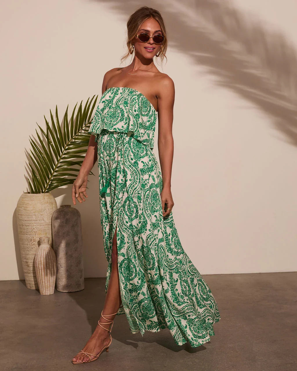 Elsa Paisley Maxi Dress