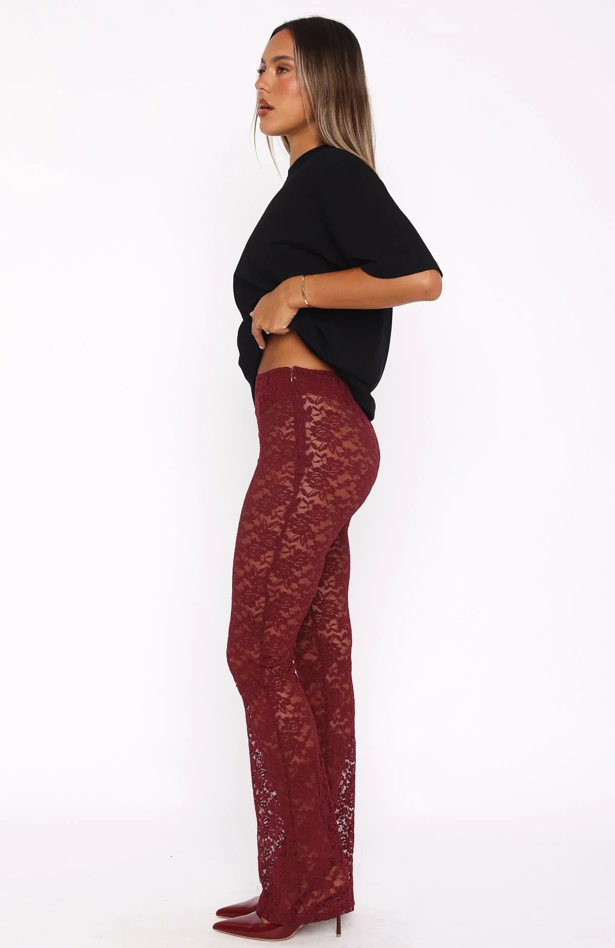 New Era Pants Wine