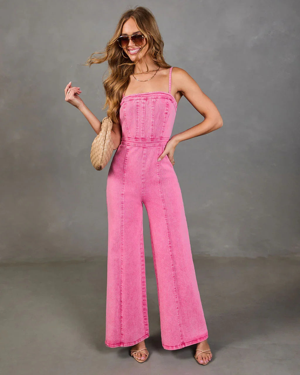 Trendsetter Denim Jumpsuit