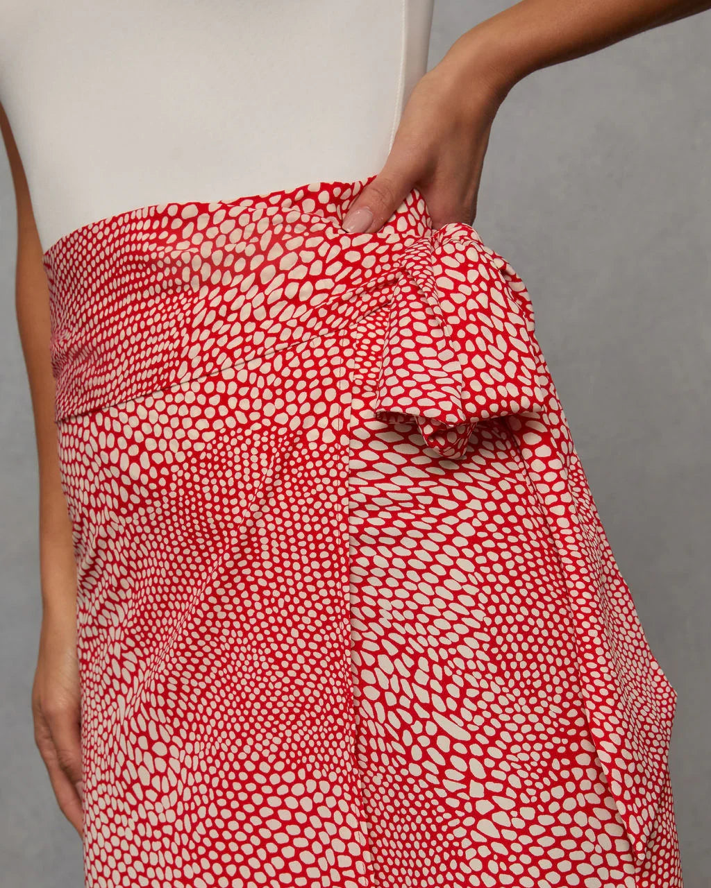 Ayra Printed Midi Skirt