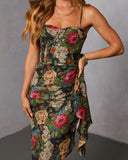 Charmed Guest Wrap Midi Dress