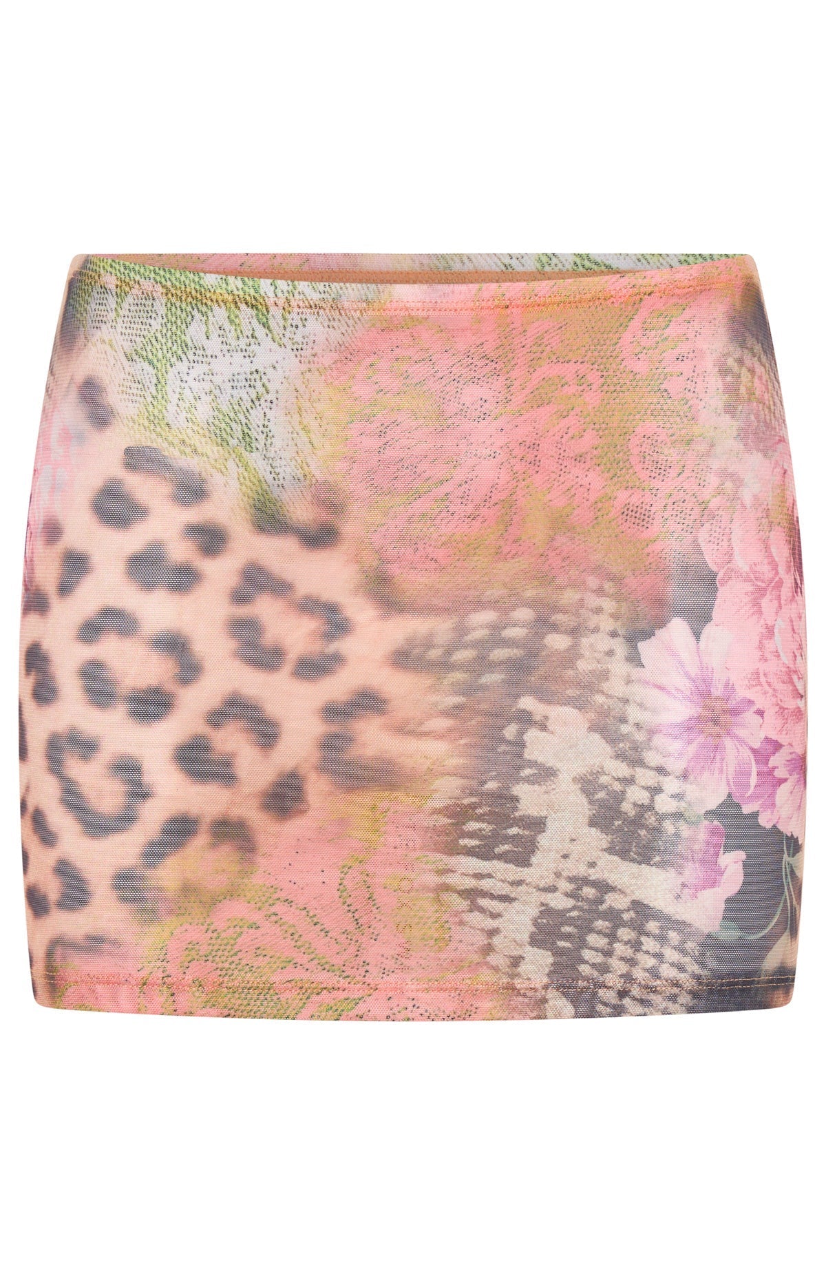Coastal Breeze Mini Skirt Safari Bloom