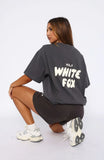 Offstage Back Graphic Oversized Tee Shadow