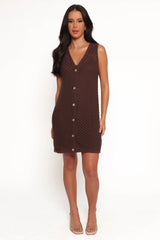 Luan Mini Dress Chocolate