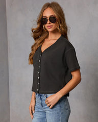 Calm Form Ribbed Knit Top
