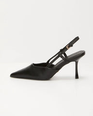 Isabel Pointed Toe Slingback Heels