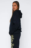 The Good Life Back Graphic Oversized Hoodie Navy