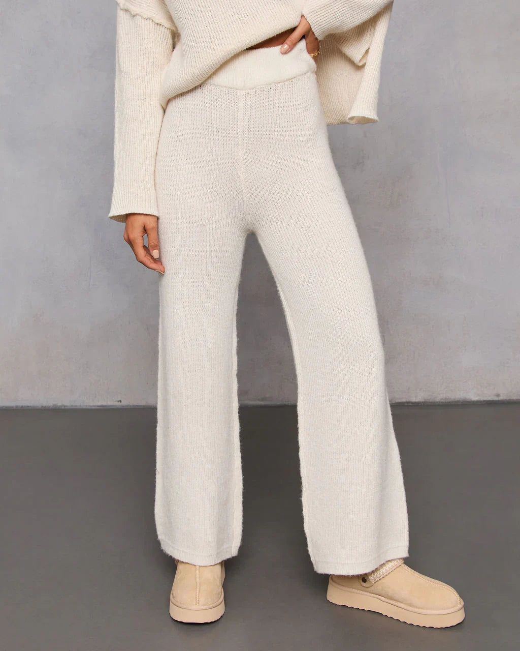 Chanie Knit Wide Leg Pants