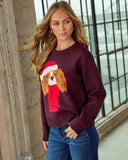 Santa Paws Graphic Novelty Knit Sweater