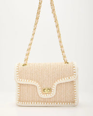 Jenie Straw Shoulder Bag