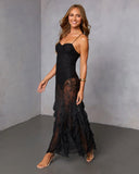 Loverly Slip Lace Maxi Dress