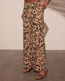 Carriena Abstract Print Pants