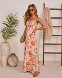 Sunlit Buds Floral Maxi Dress