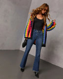 Helaine Stretch High Rise Flare Jeans