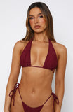 Danica Bikini Top Sangria